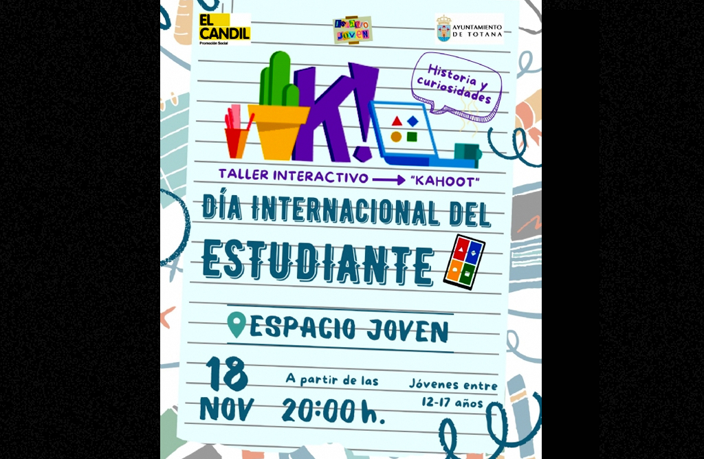 Los jvenes disfrutarn este fin de semana de un taller interactivo por el Da del Estudiante y otro de instrumentos reciclados